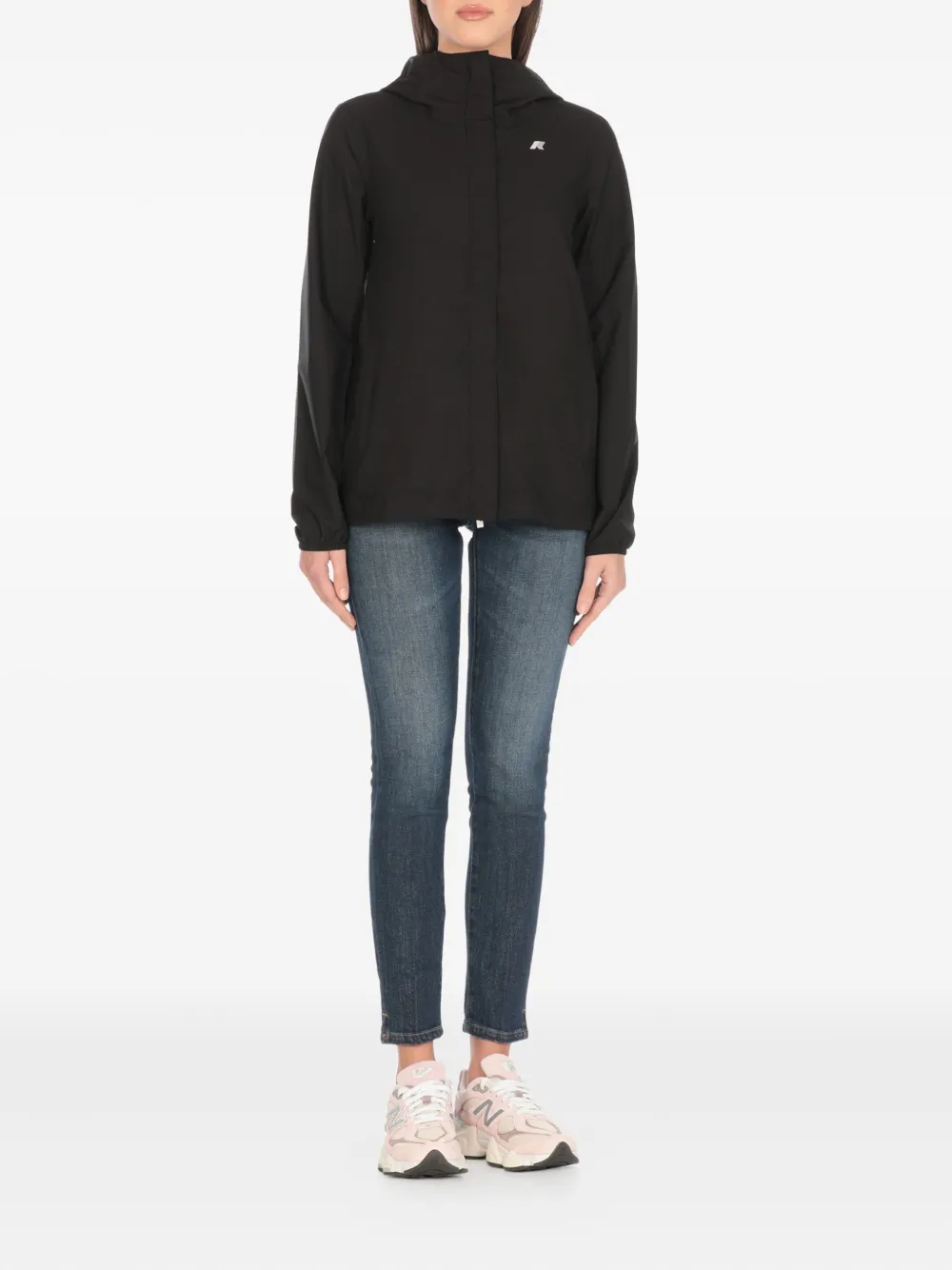 Marguerite Hooded Zip-Front Jacket