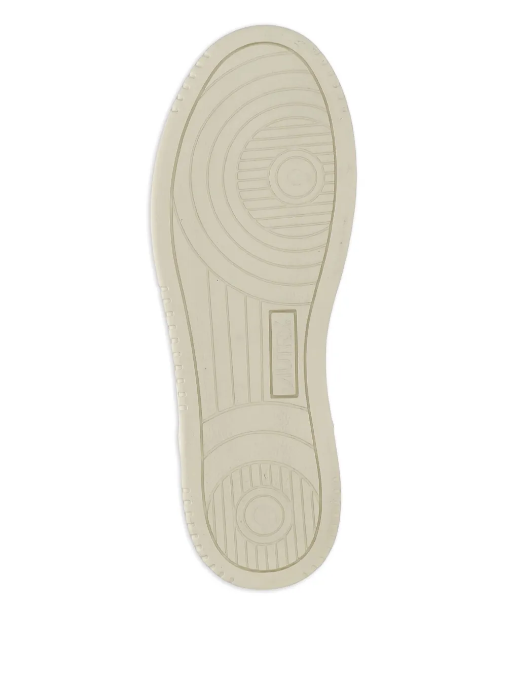 Autry perforated platform leather sneakers White
