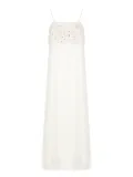 Peserico sequin-embellished midi dress - White