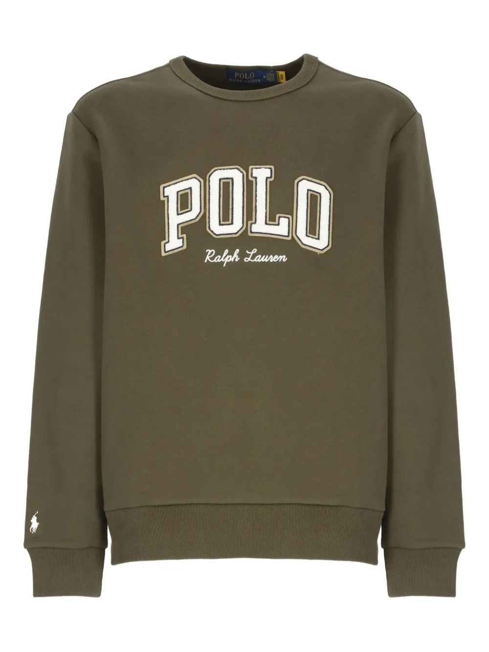 logo-embroidered crew-neck sweatshirt