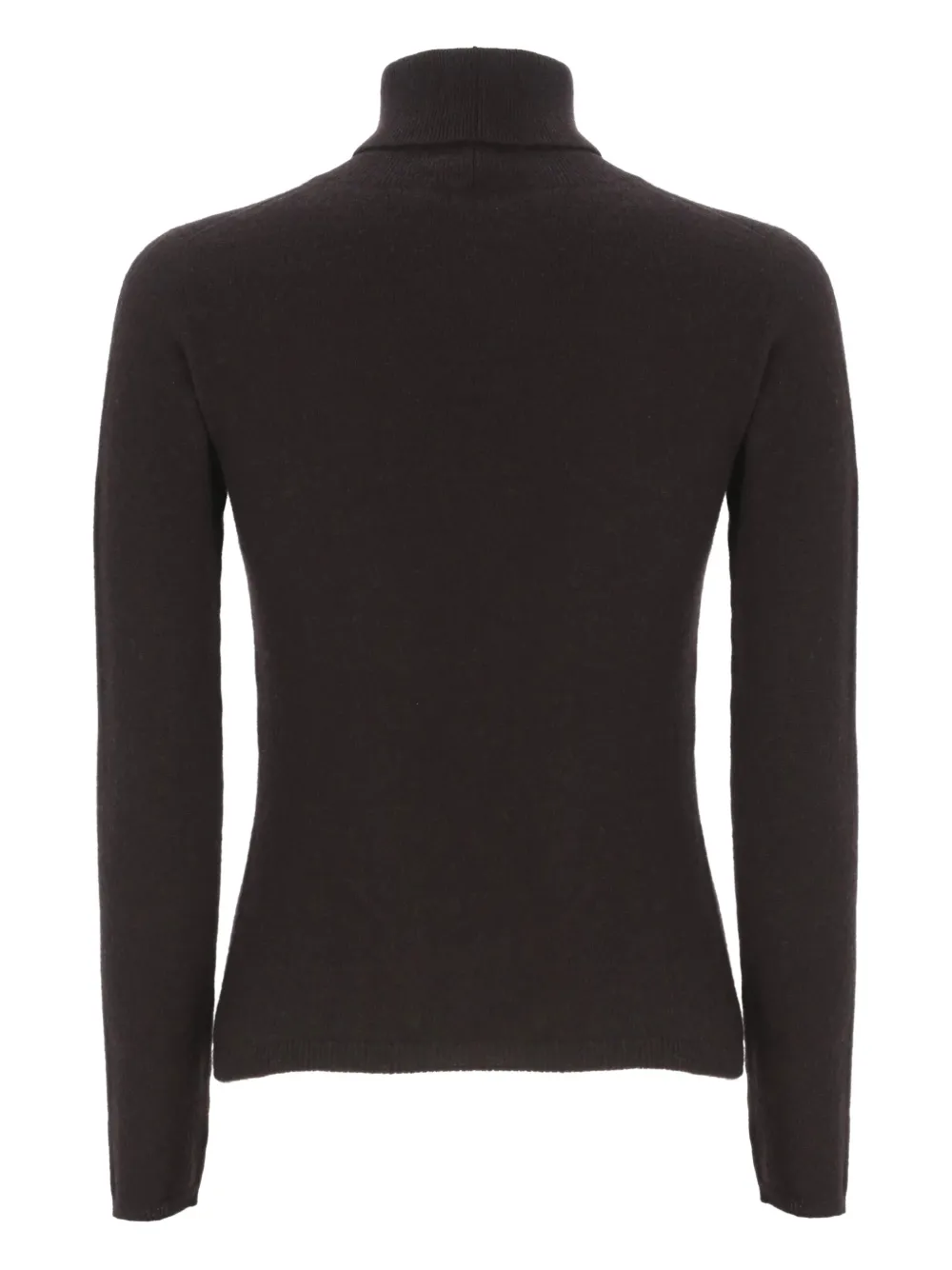 Vanisé Cashmere Turtleneck Sweater Long Sleeves In Brown