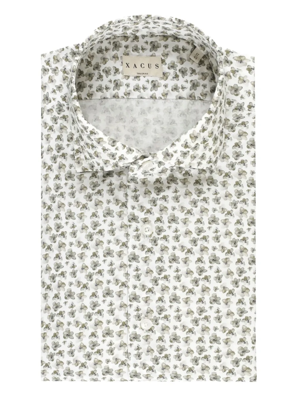 floral-print cotton shirt