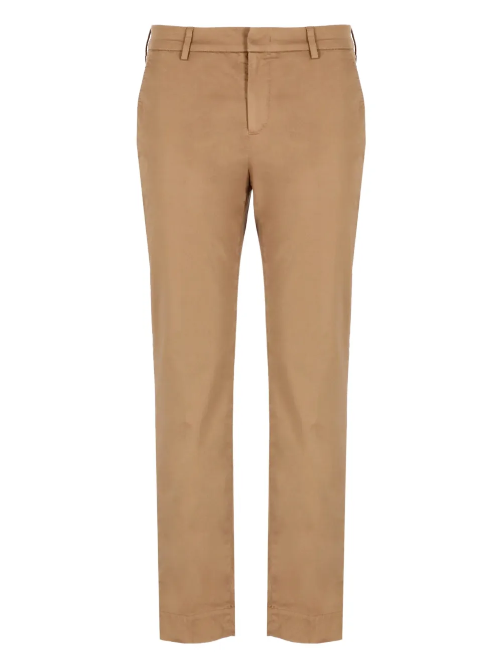 PT Torino slash-pocket cropped trousers Beige