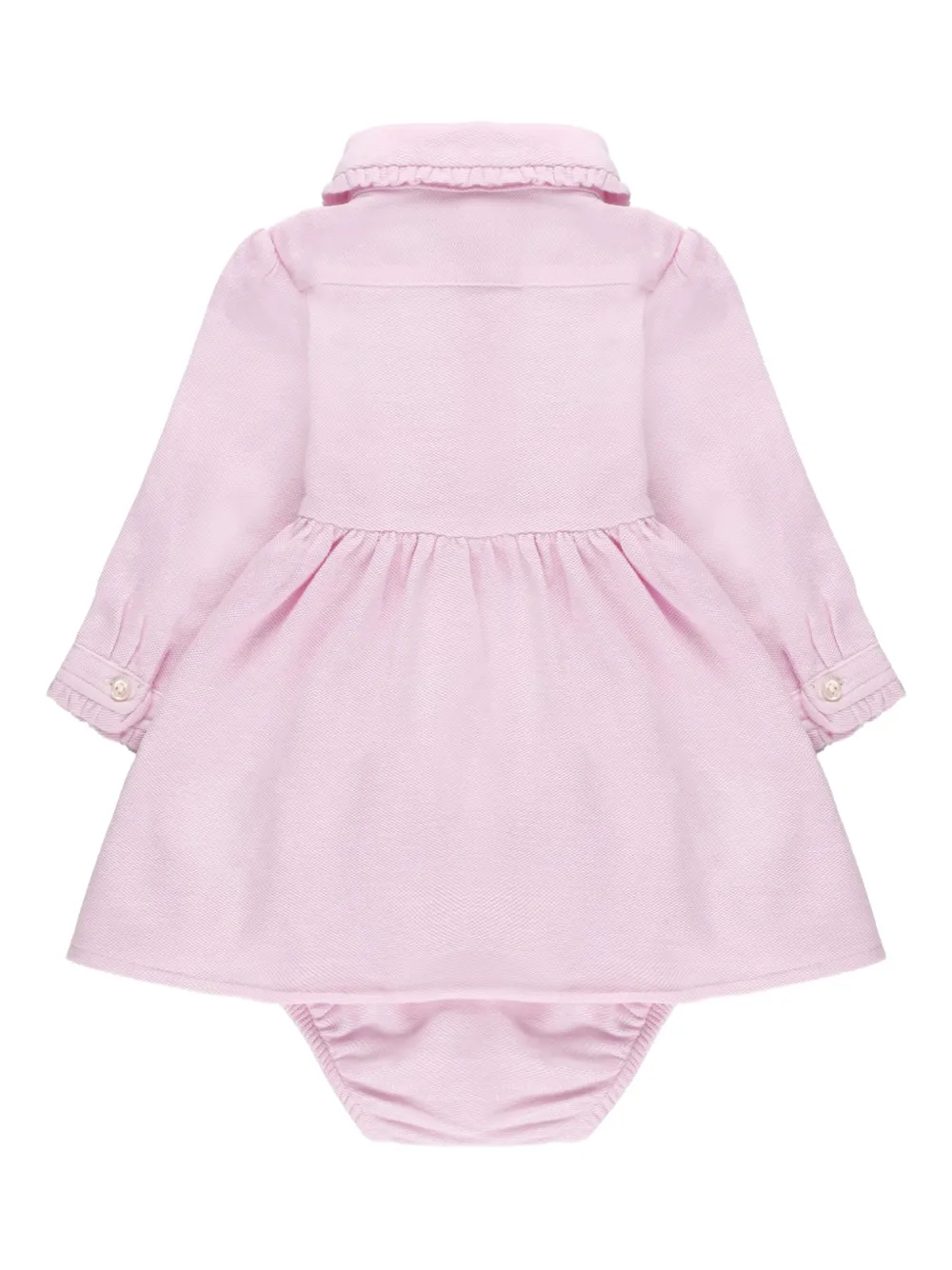 POLO RALPH LAUREN KIDS Shirtjurk met ruchekraag - Roze