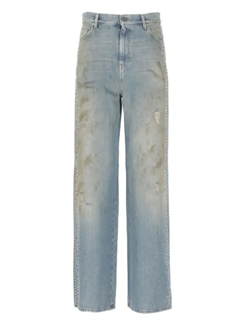 Golden Goose side-stud embellished jeans