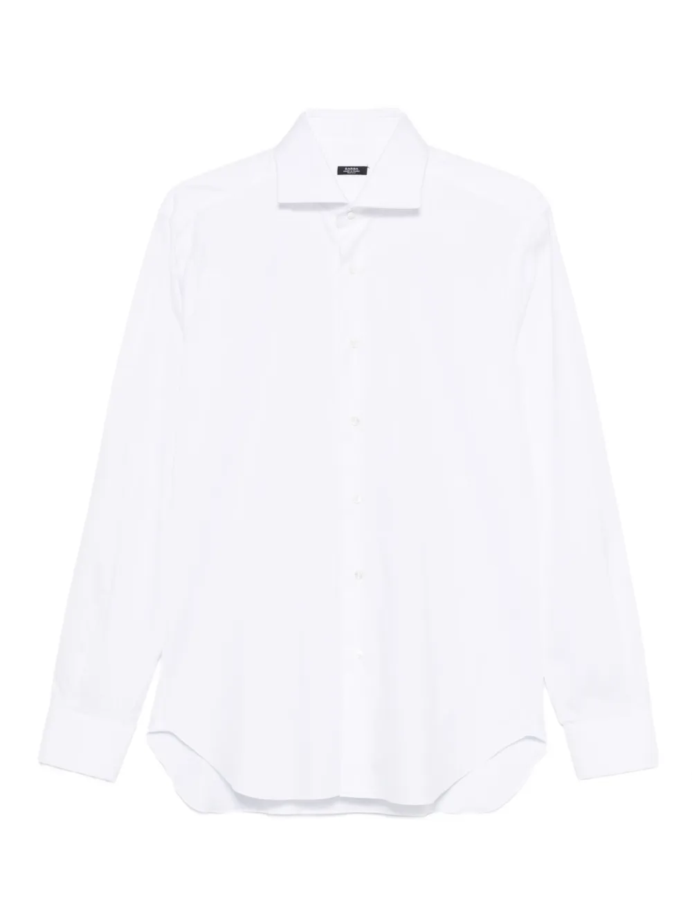 Barba long-sleeves cotton shirt Wit