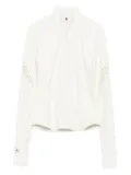 adidas by Stella McCartney laser-cut zip-up jacket - Neutrals