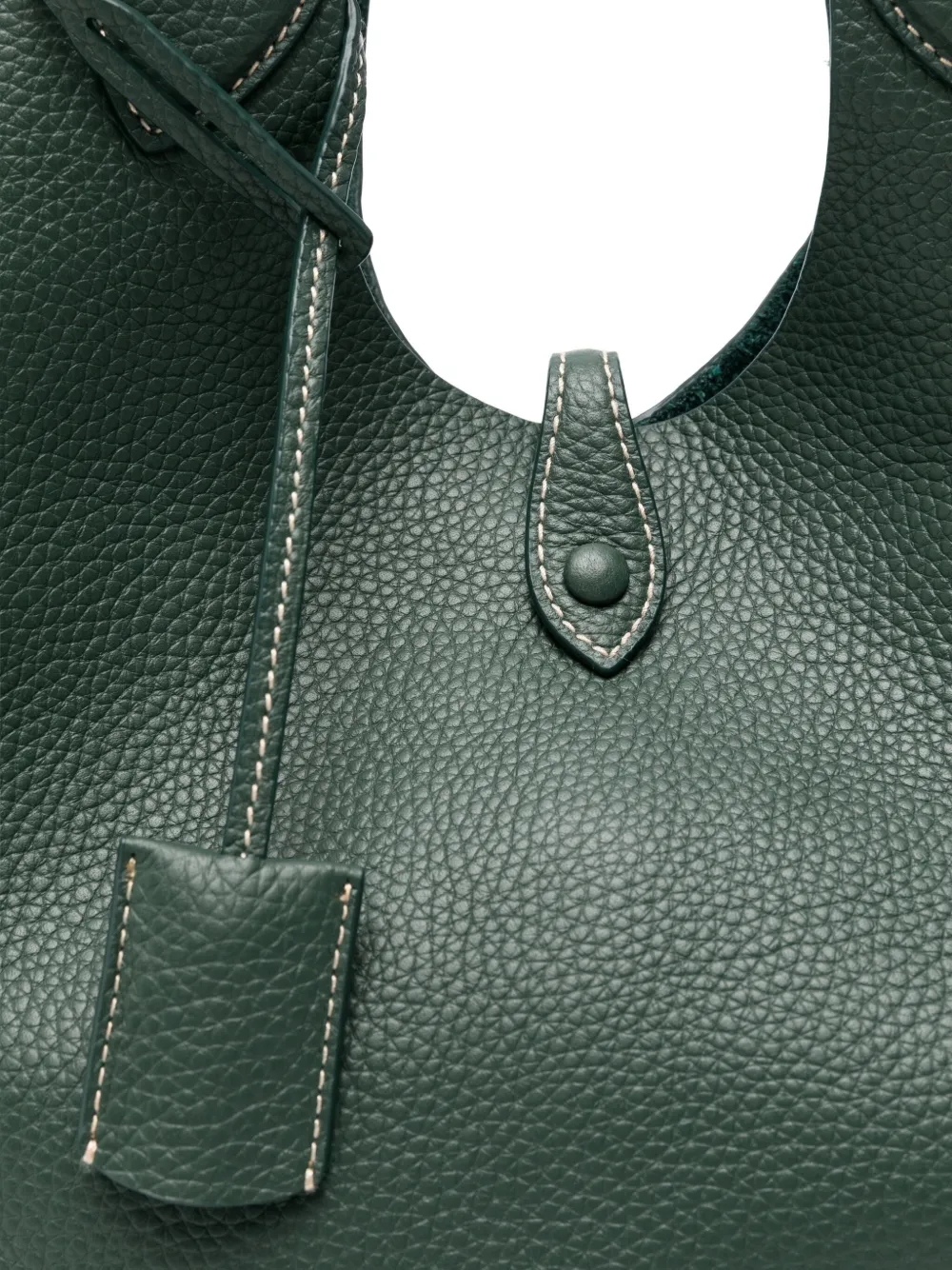 Polo Ralph Lauren medium Shopper leather tote bag Groen
