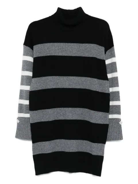 LIU JO striped turtleneck sweater