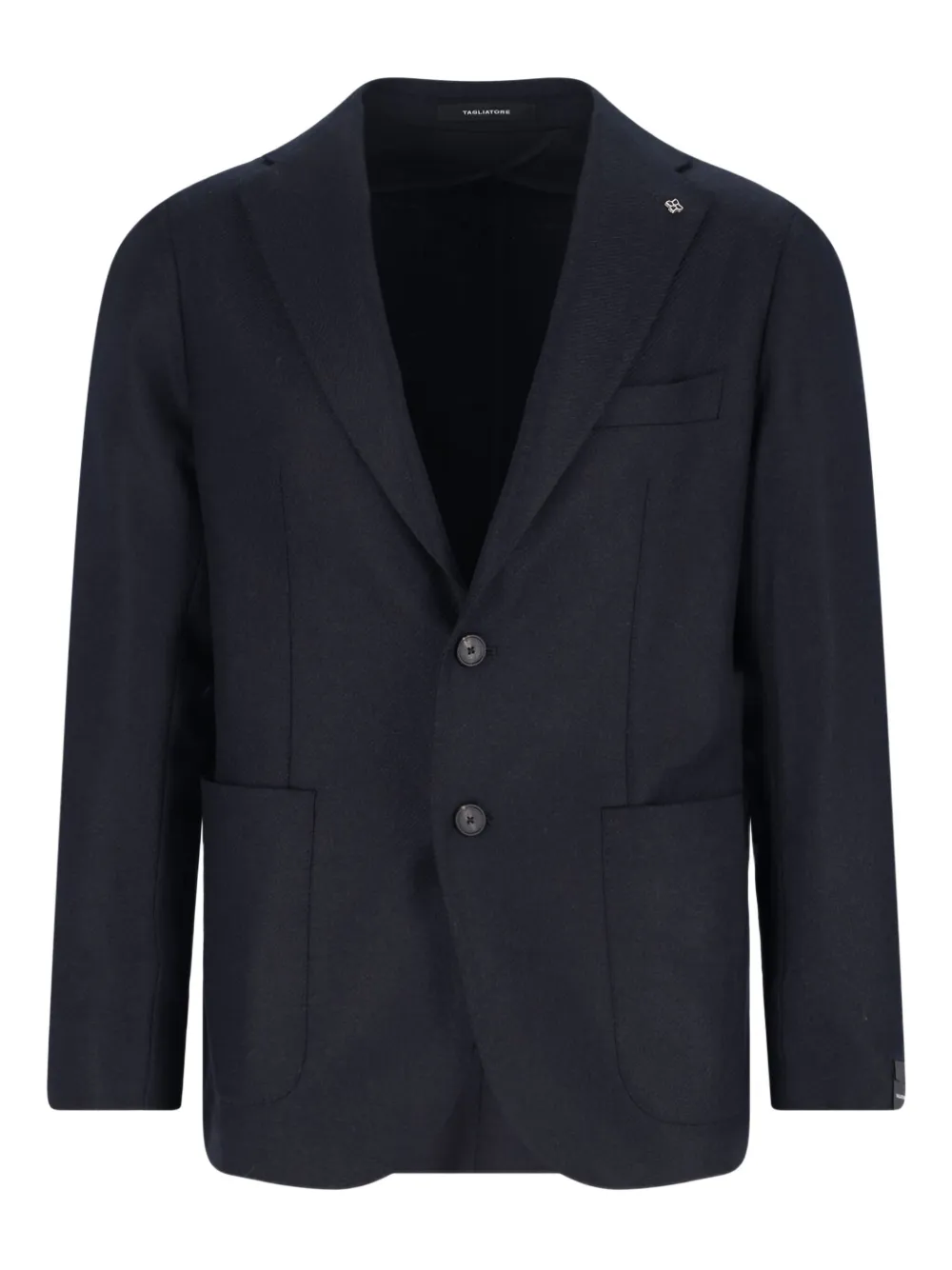 Tagliatore Blazer van scheerwol met knopen Blauw