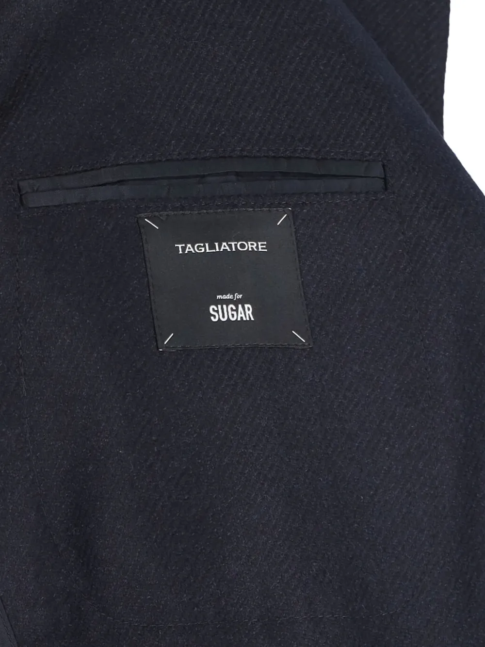 Tagliatore Blazer van scheerwol met knopen Blauw