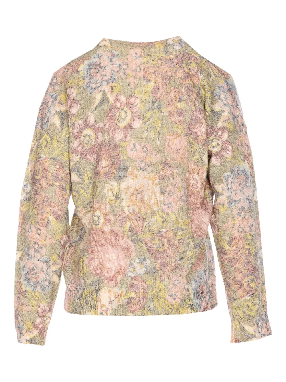 LIU JO floral-print crew-neck sweater | Knitted Sweaters | Image 2