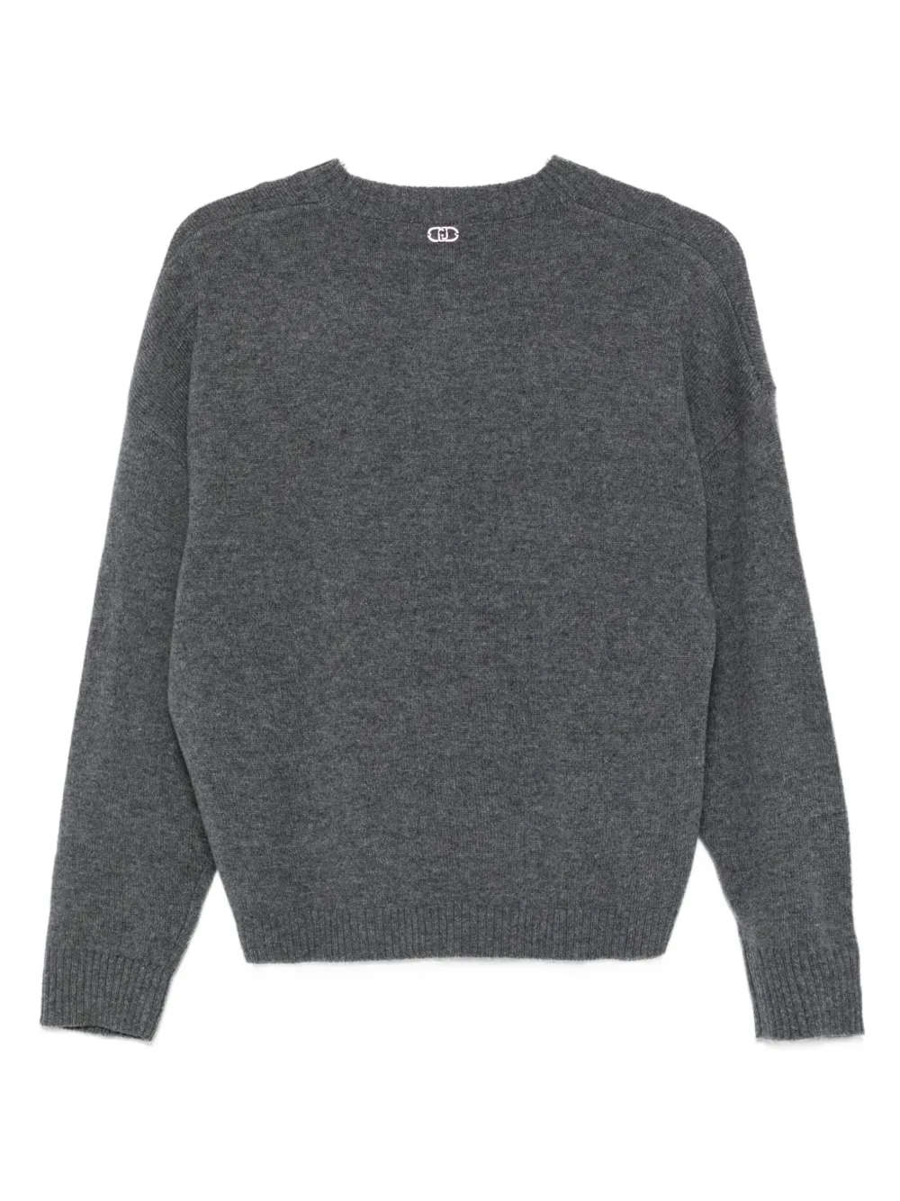 LIU JO cut-out detailed sweater Grijs