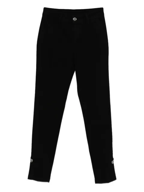 LIU JO button-detailed trousers