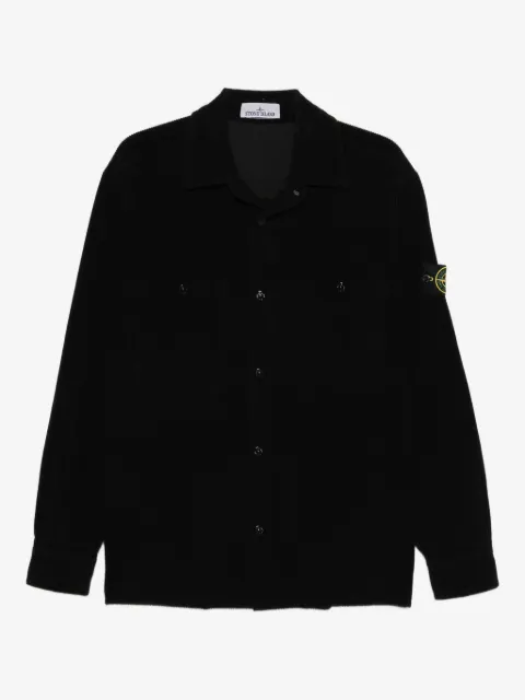 Stone Island chemise en coton à manches longues