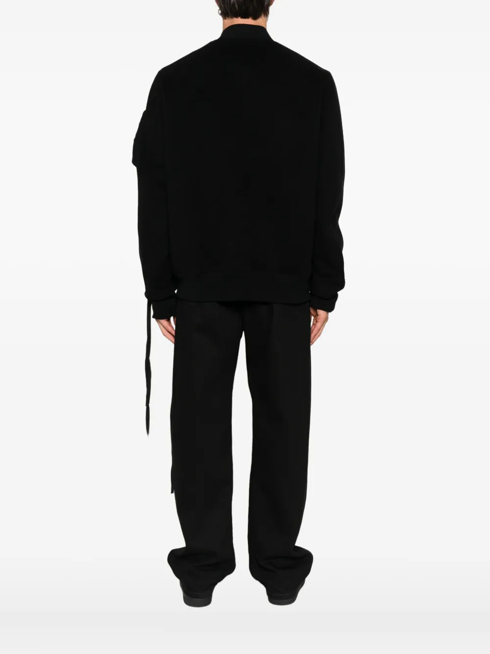 Ann Demeulemeester Zip-fastening Bomber Jacket In Black