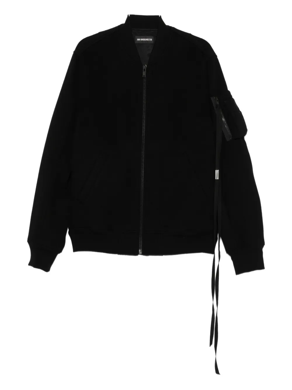 Ann Demeulemeester Zip-fastening Bomber Jacket In Black