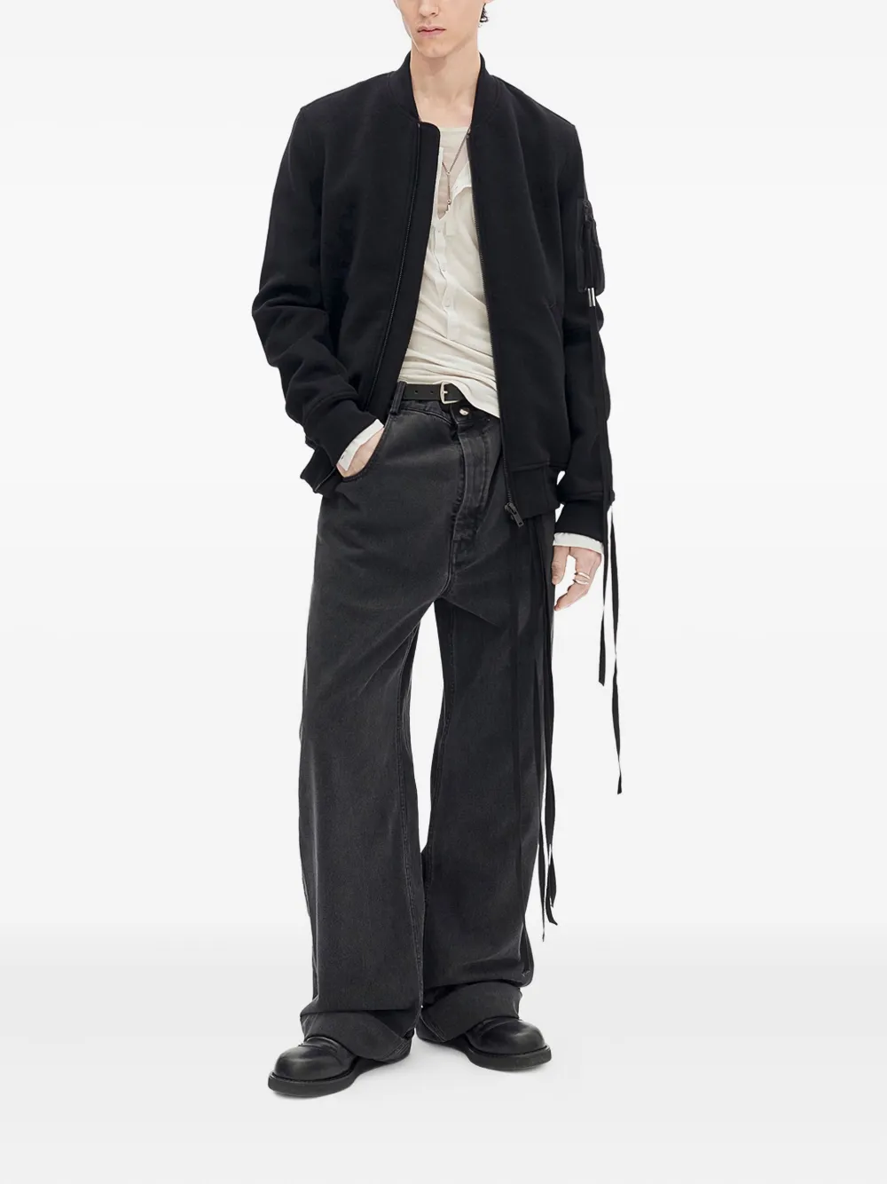 Ann Demeulemeester zip-fastening bomber jacket | Bomber Jackets | Image 2