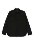 ASPESI buttoned flap-pocket shirt jacket - Black
