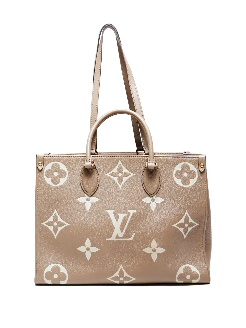 Pre-owned Louis Vuitton 2020 Onthego Pm Tote Bag In Neutral
