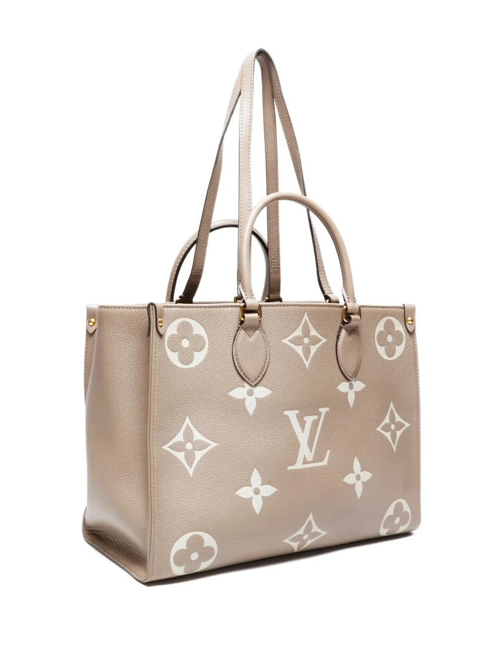 Pre-owned Louis Vuitton 2020 Onthego Pm Tote Bag In Neutral