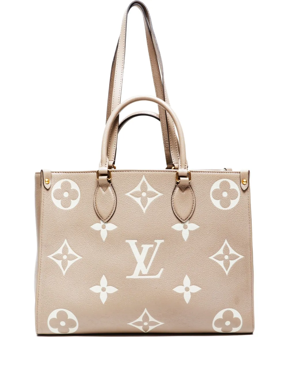Louis Vuitton Pre-Owned 2020s オン ザ ゴー PM ハンドバッグ - ニュートラル Louis Vuitton Pre-Owned 2020s オン ザ ゴー PM ハンドバッグ - ニュートラル