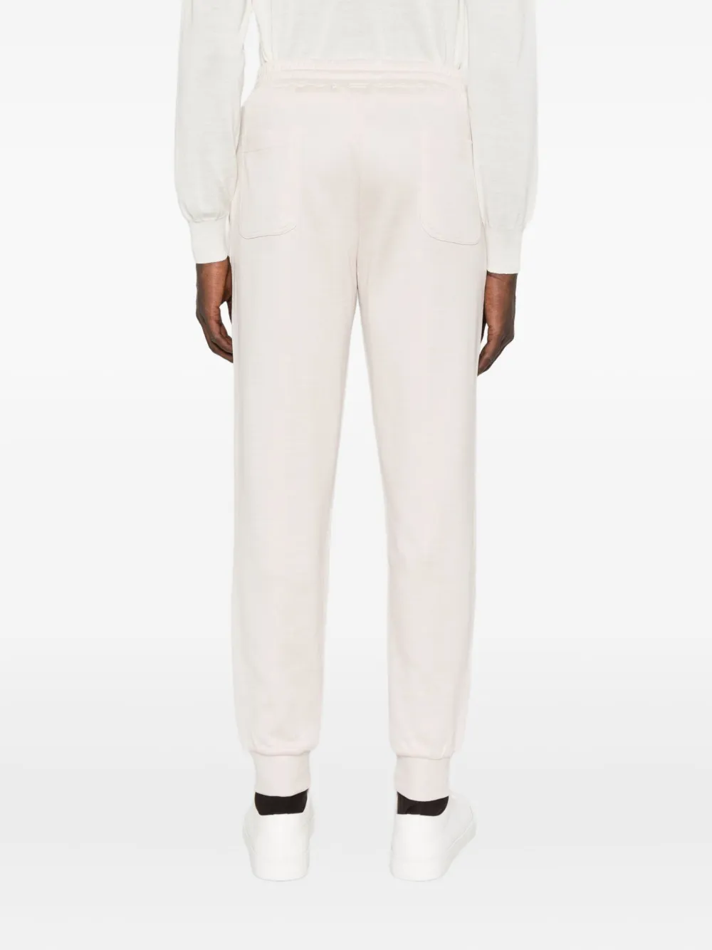 Eleventy Broek met trekkoord en ritszak Beige