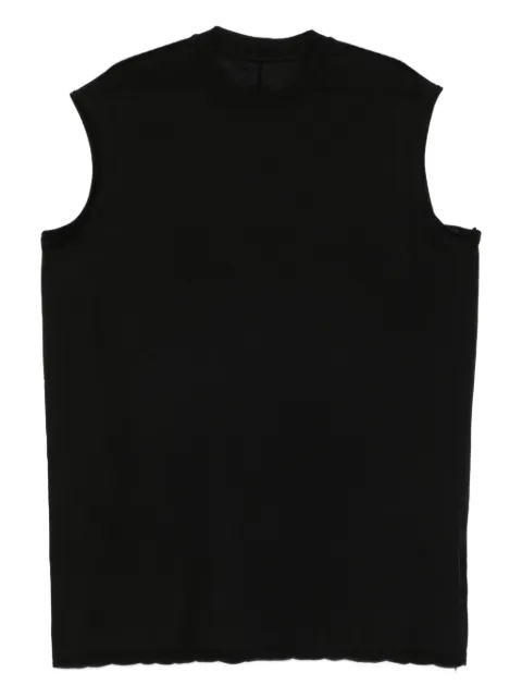 Rick Owens DRKSHDW Tarp sleeveless raw-edge T-shirt