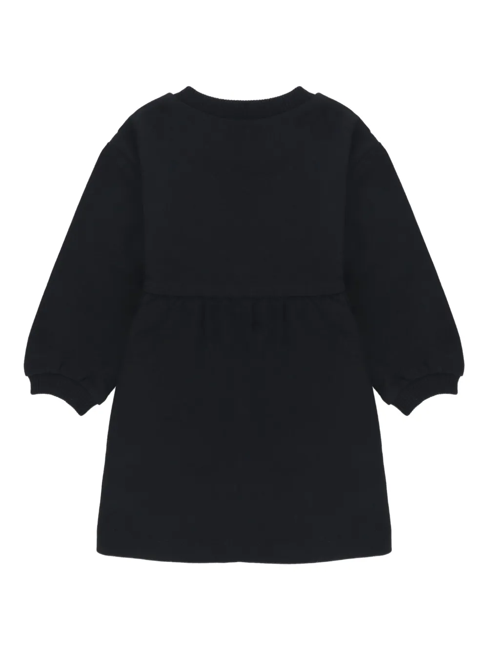 Moschino Kids Sweaterjurk met teddyprint - Zwart