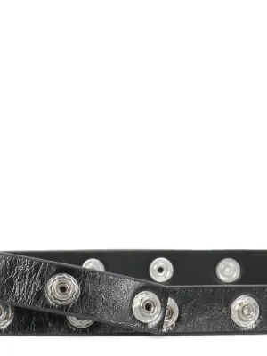 ベルト THE ATTICO Woman Belt Black 250WKE024T019 100 Black belt for Women | THE ATTICO®