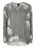 Avant Toi V-neck cashmere sweater - Grey