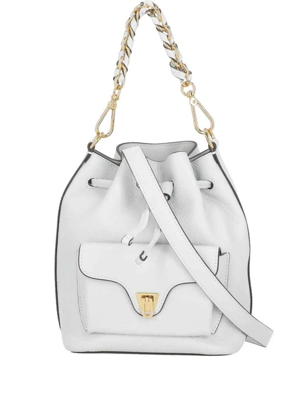 Coccinelle Beat Generation chain-strap bucket bag Beige