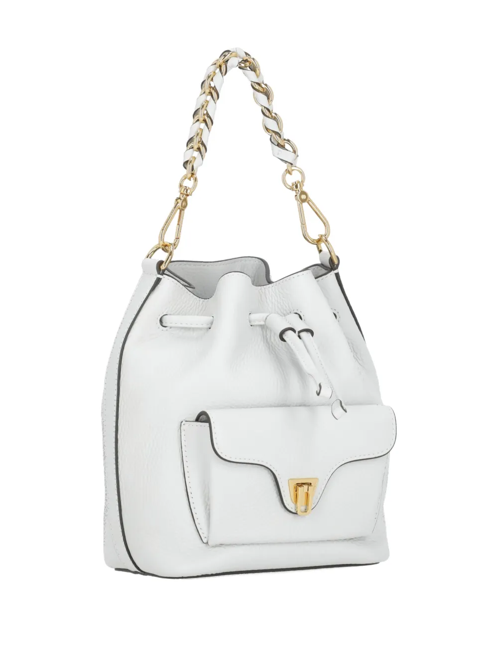 Coccinelle Beat Generation chain-strap bucket bag Beige