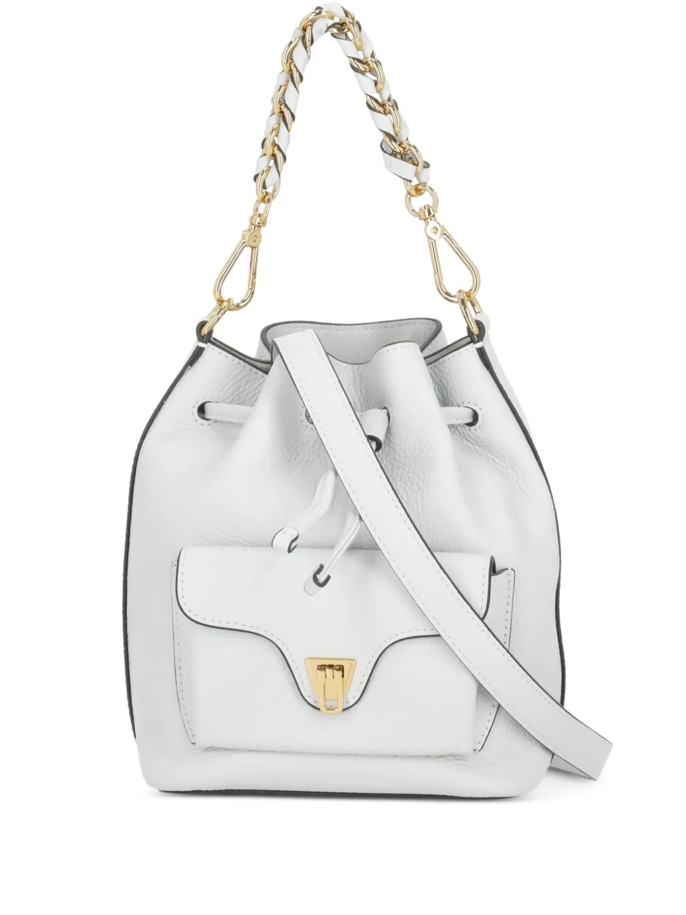 Coccinelle Beat Generation chain-strap bucket bag Beige