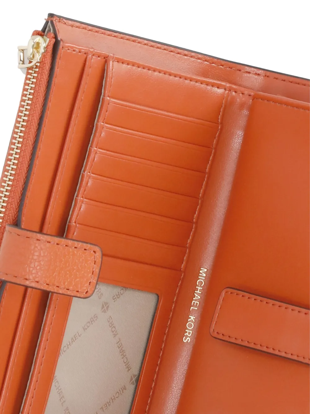 Michael Kors Portemonnee met logoplakkaat Oranje