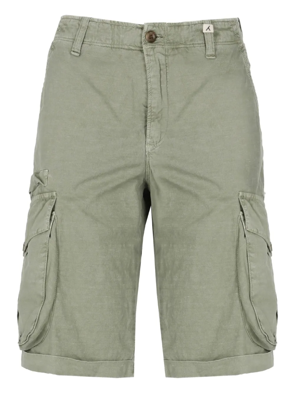 Myths flap-pocket cargo shorts | Green | Image 1