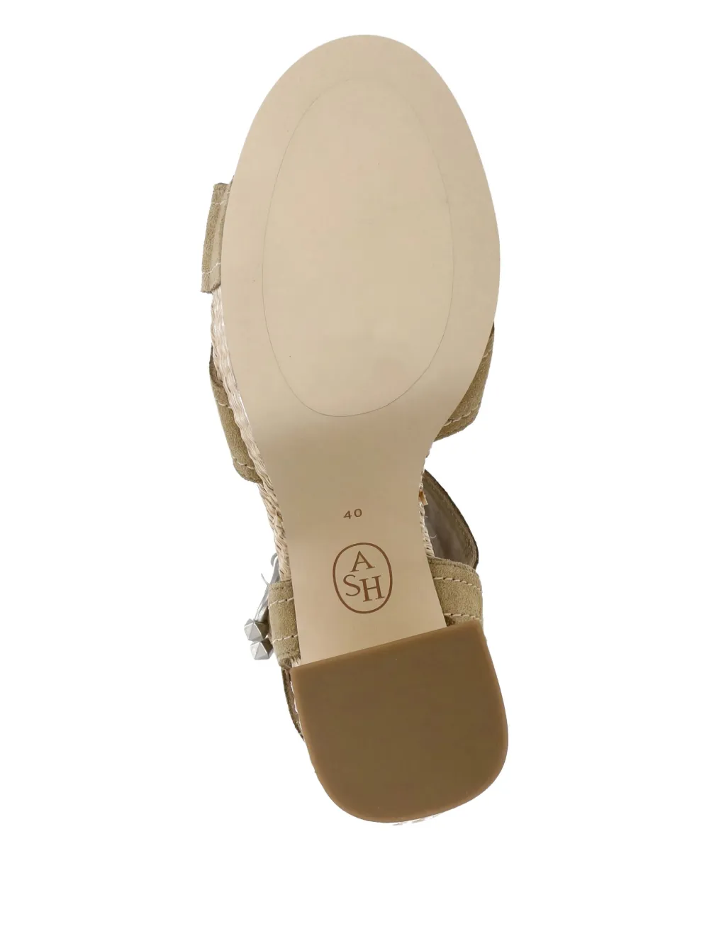 Ash 90mm ankle-strap platform sandals Neutrals