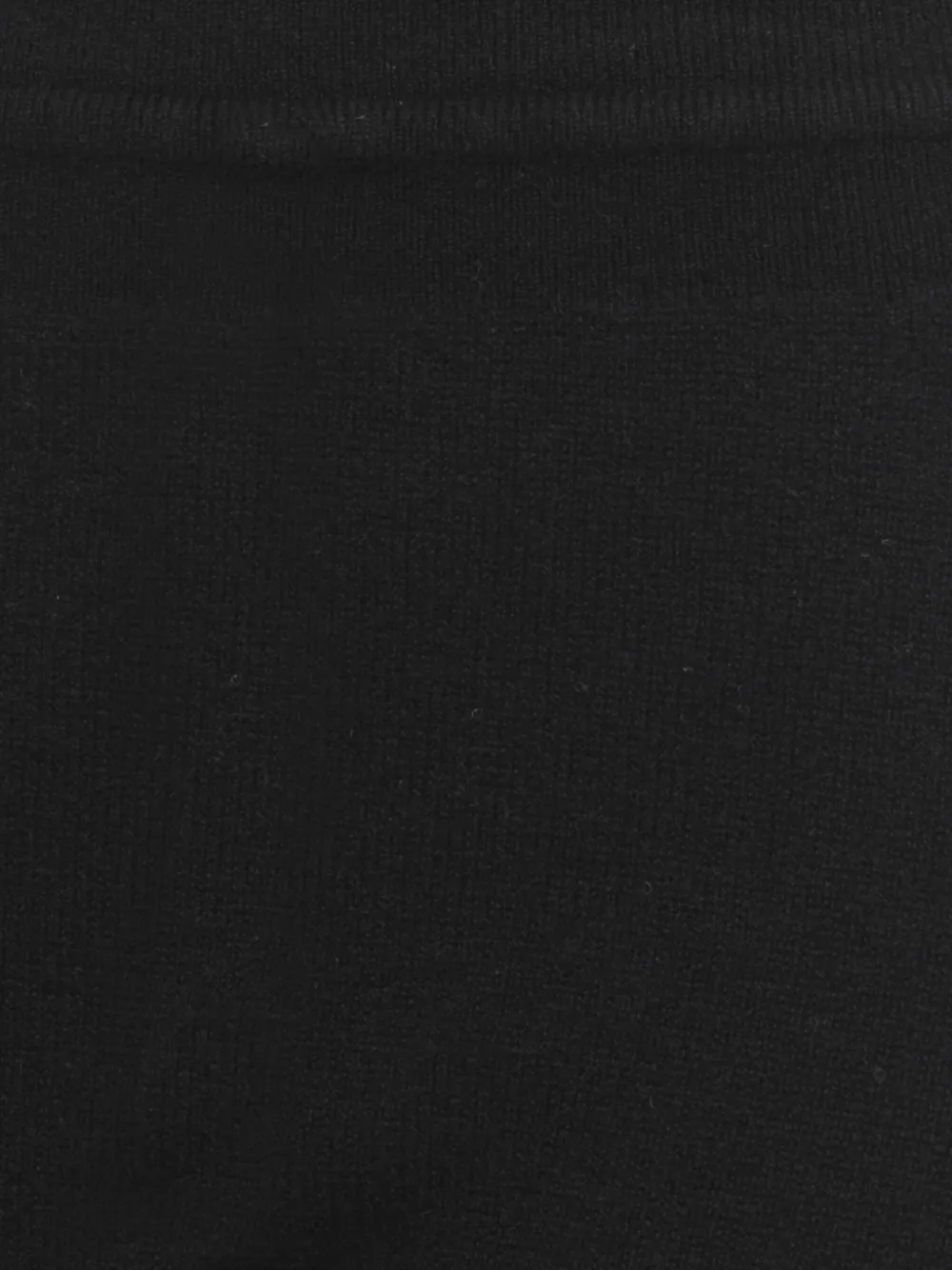Vanisé Casual Straight Leg Cashmere Trousers In Black