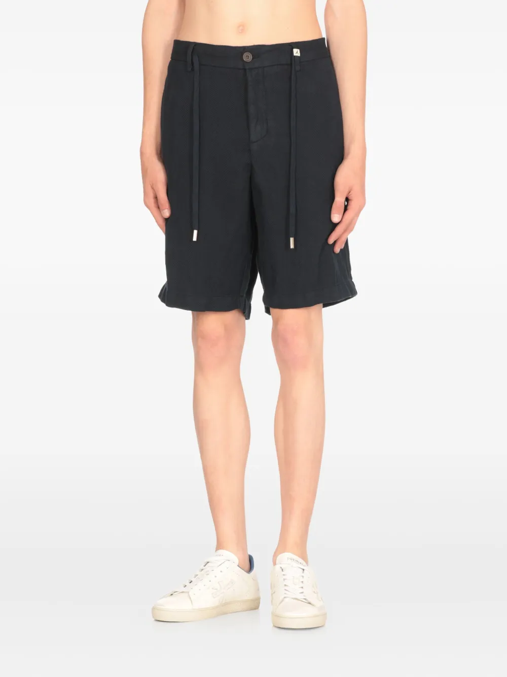 Myths drawstring-waist bermuda shorts - Blauw