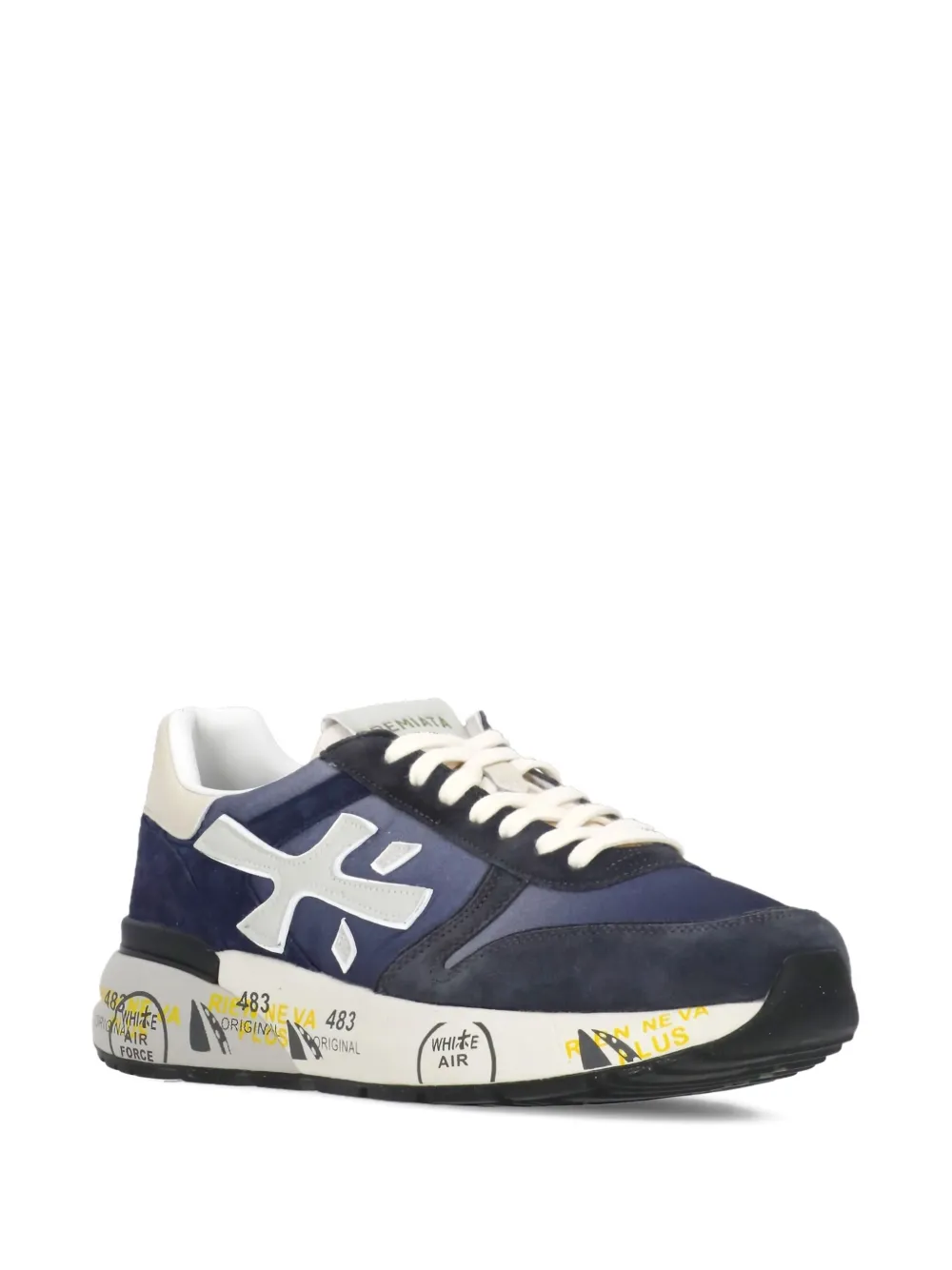 Premiata Mick panelled sneakers Blue