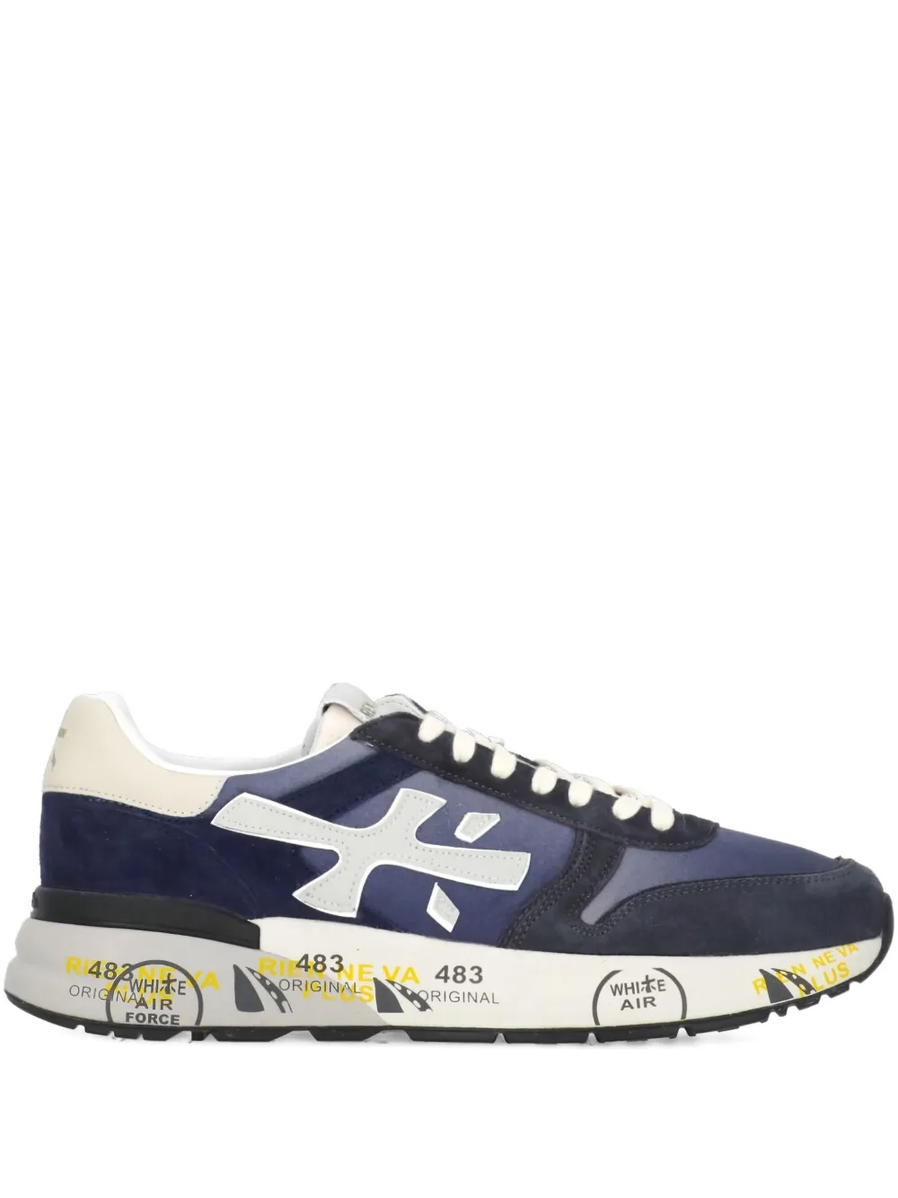 Premiata Mick panelled sneakers Blue