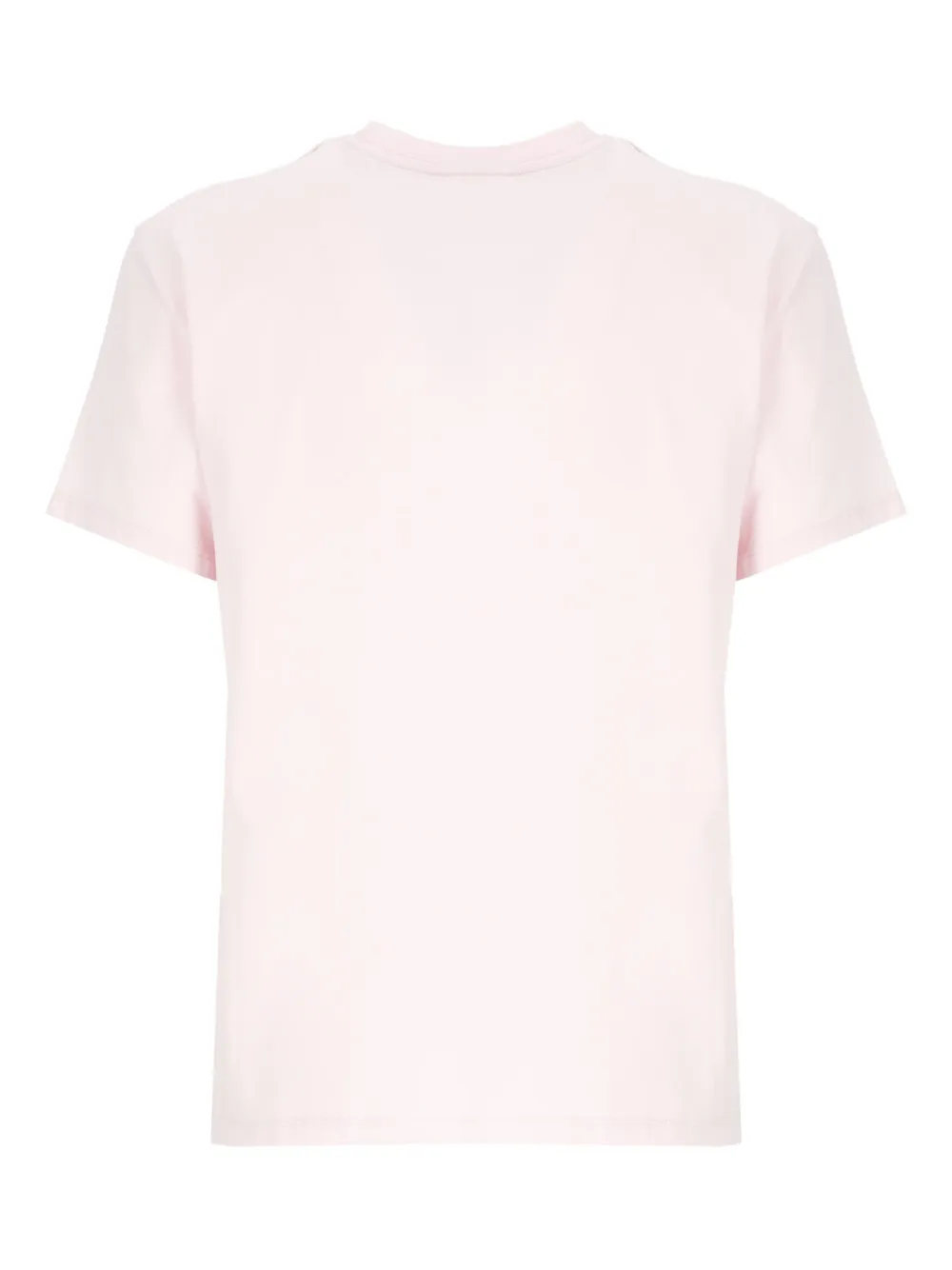 MC2 Saint Barth Emilie T-shirt met logo van stras en ronde hals Roze