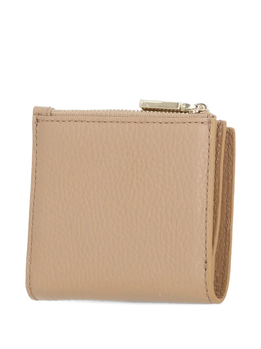 Coccinelle Leather Zip-fastening Wallet In Neutral