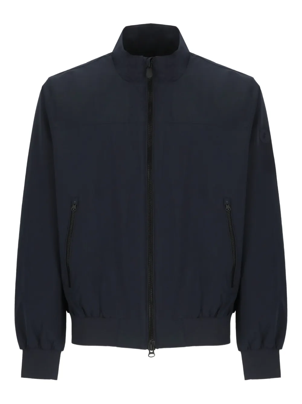 high-neck jacket