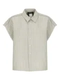 Fabiana Filippi striped buttoned-up shirt - Neutrals