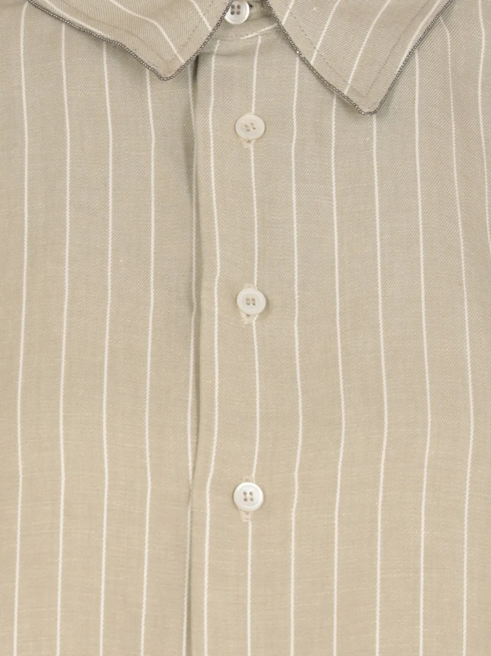 Fabiana Filippi Gestreept blouse Beige