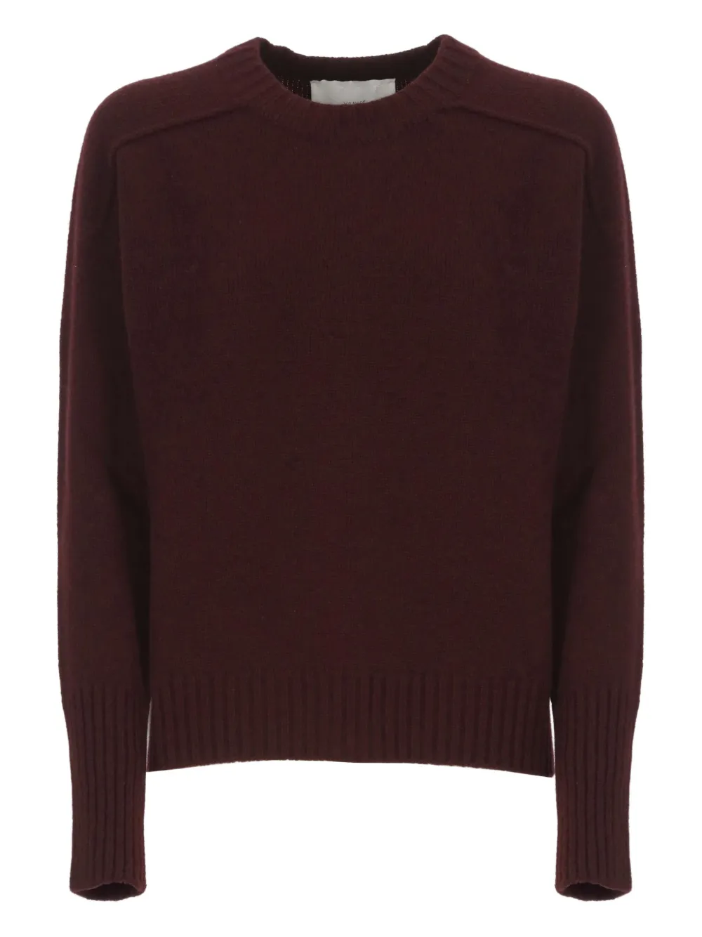 Vanisé Bordeaux Merino Wool And Cashmere Sweater In Burgundy