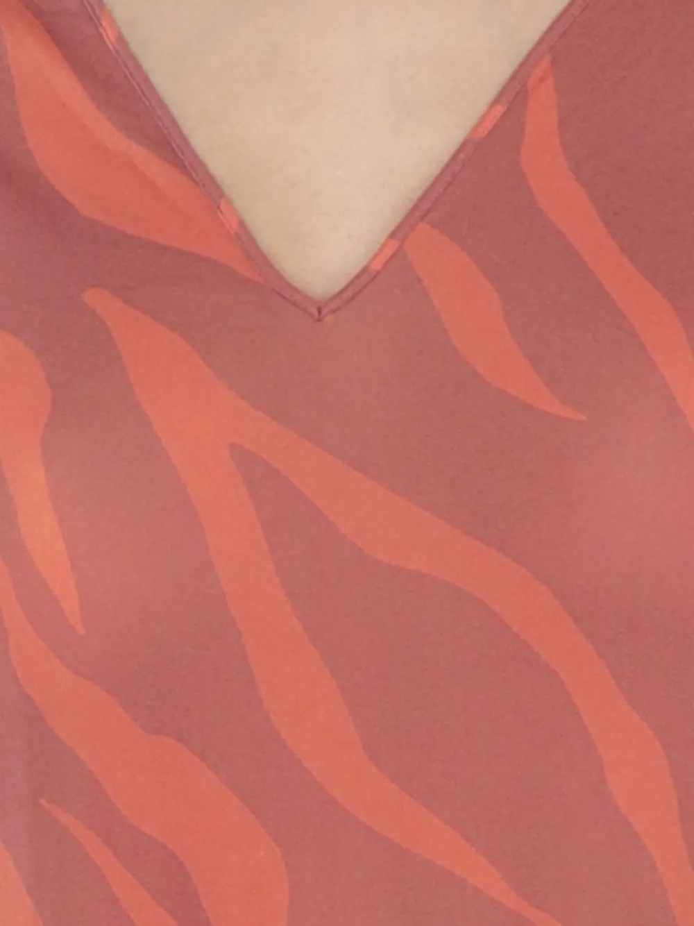 Fisico V-neck kaftan - Oranje