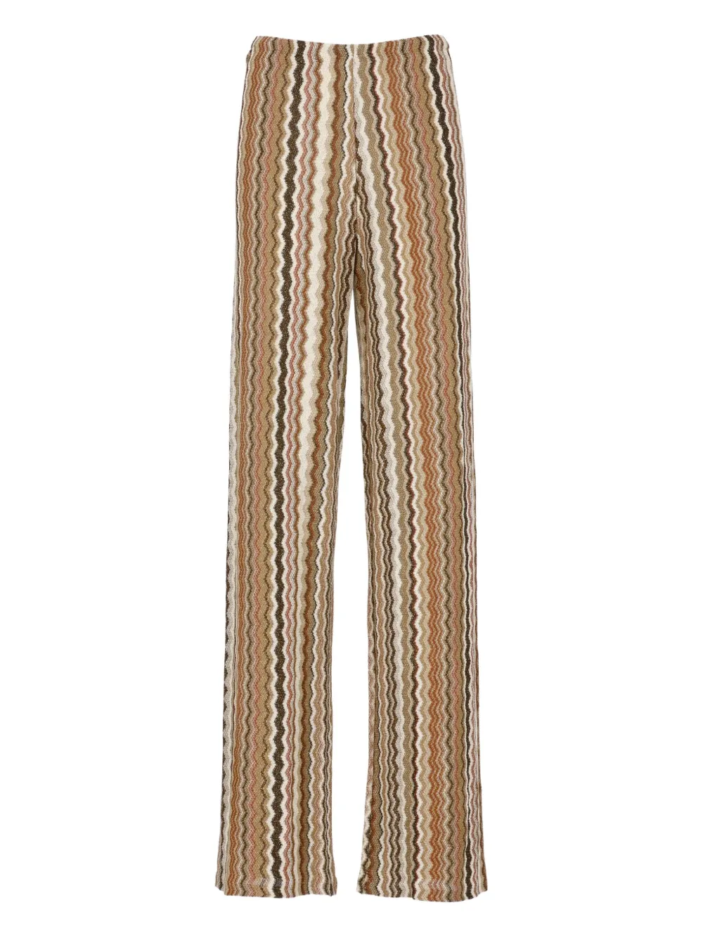 Mc2 Saint Barth Amalia Trousers In Multicolor Raschel Knit In Multi
