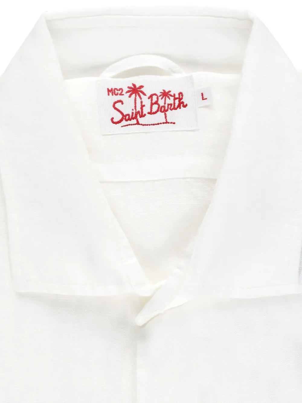 MC2 Saint Barth Linnen overhemd - Wit